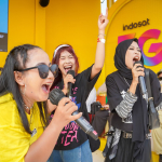 Dari Upload Konten Sampai Live Stream Nyanyi Bareng, Indosat 5G Bikin QNF Chapter 5 Karawang Makin Pecah
