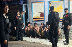 Lima Remaja Perang Sarung Diciduk Polisi  4 Sajam Jenis Clurit Disita
