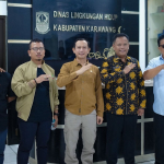 Terkait Dugaan Pencemaran Sungai di Ciampel DPRD Karawang Kunjungi  DLHK