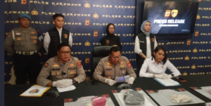 Resmob Polres Karawang Bekuk Pelaku Pembuang Mayat Wanita di Kawasan KJIE Telu Jambe Barat