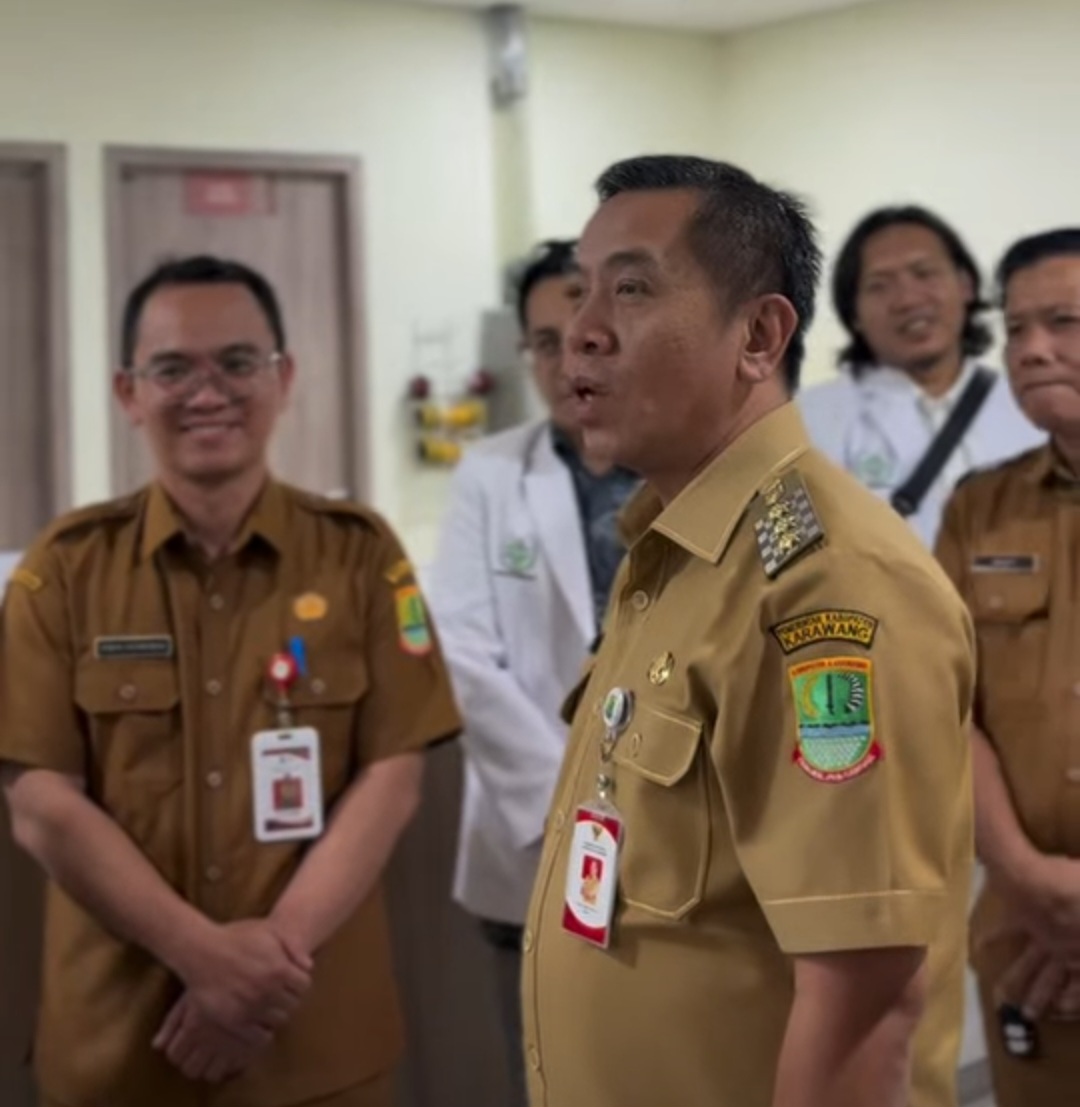 Pastikan Hasil Akreditasi Maksimal Bupati Karawang kunjungi  RSUD Rengas Dengklok