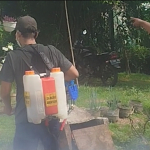 Upaya Nyata Cegah DBD: RT 33 Perumahan Bintang Alam lakukan kegiatan Foging