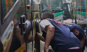 Pemkab Karawang Gelar Ramp Check Armada Bus Jemaah Haji 2026