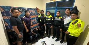 Terjaring Razia Lantas Dua Pemuda Ditangkap Bawa Sabu Puluhan Paket Dibunderan Ciplaz Karawang