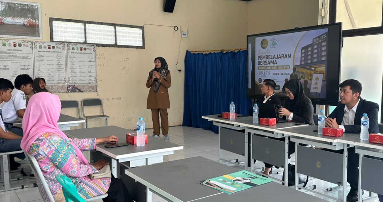 Dukung Kegiatan Vokasi Brits Hotel Kolaborasi Bersama SMKN I Jurusan Perhotelan  Jatisari