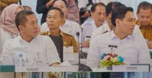 Rapat Bersama Menko AHY, Bupati Aep Dorong Penanganan Abrasi Pantura Karawang