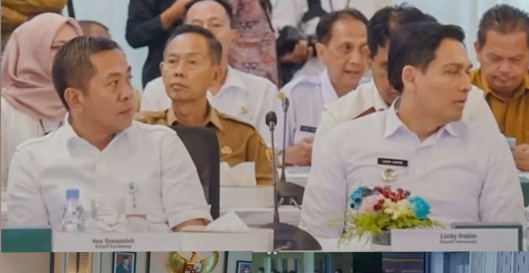 Rapat Bersama Menko AHY, Bupati Aep Dorong Penanganan Abrasi Pantura Karawang