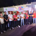 Pemkab Karawang Bersama PWI  Gelar NOBAR Sepak Bola Dunia Sambil Jajan Produk UMKM di Karangpawitan