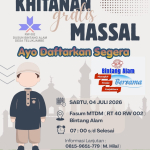 Milangkala RW 002 Gelar Khitanan Massal Gratis, Warga Dihimbau Segera Mendaftar