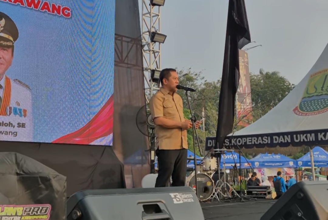 HARKOPNAS ke 79  Pemkab Karawang Mampu Gerakan Ekonomi Rakyat Melalui Bazar dan UMKM